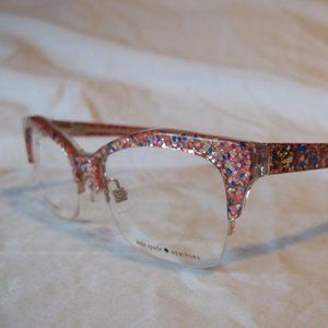 WANTED Kate Spade Pink MultiGlitter Lyssa Glasses